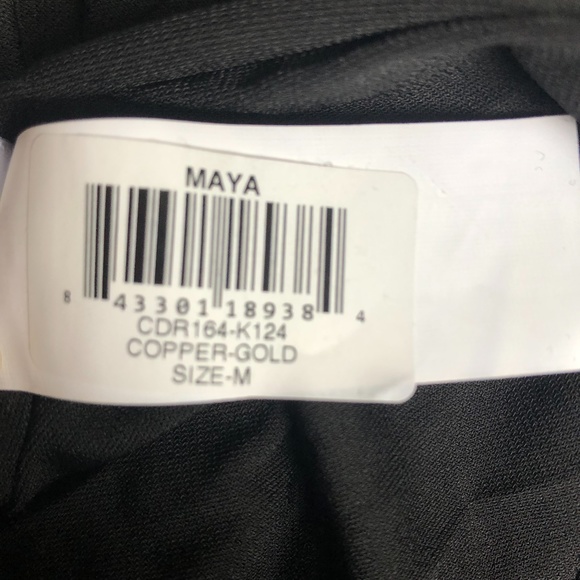 Dress the Population x Cosmopolitan Dress Size M Maya Metallic Mini Chevron - Picture 7 of 10